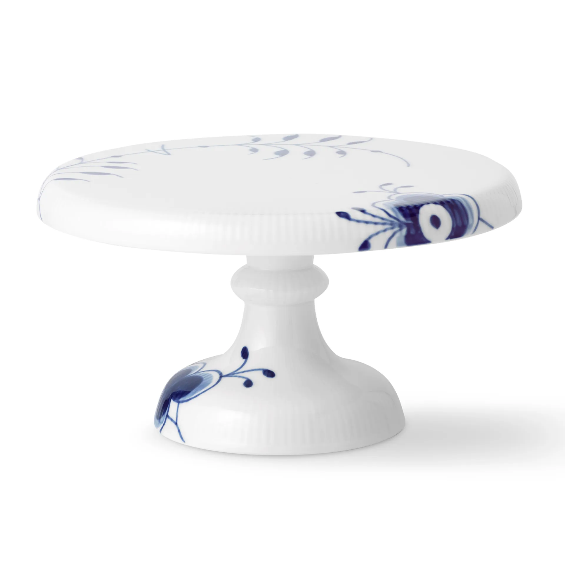Blue Fluted Mega fat på fot, 23 cm Royal Copenhagen