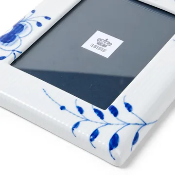 Blue Fluted Mega fotoram 16,5x21 cm - White-blue - Royal Copenhagen