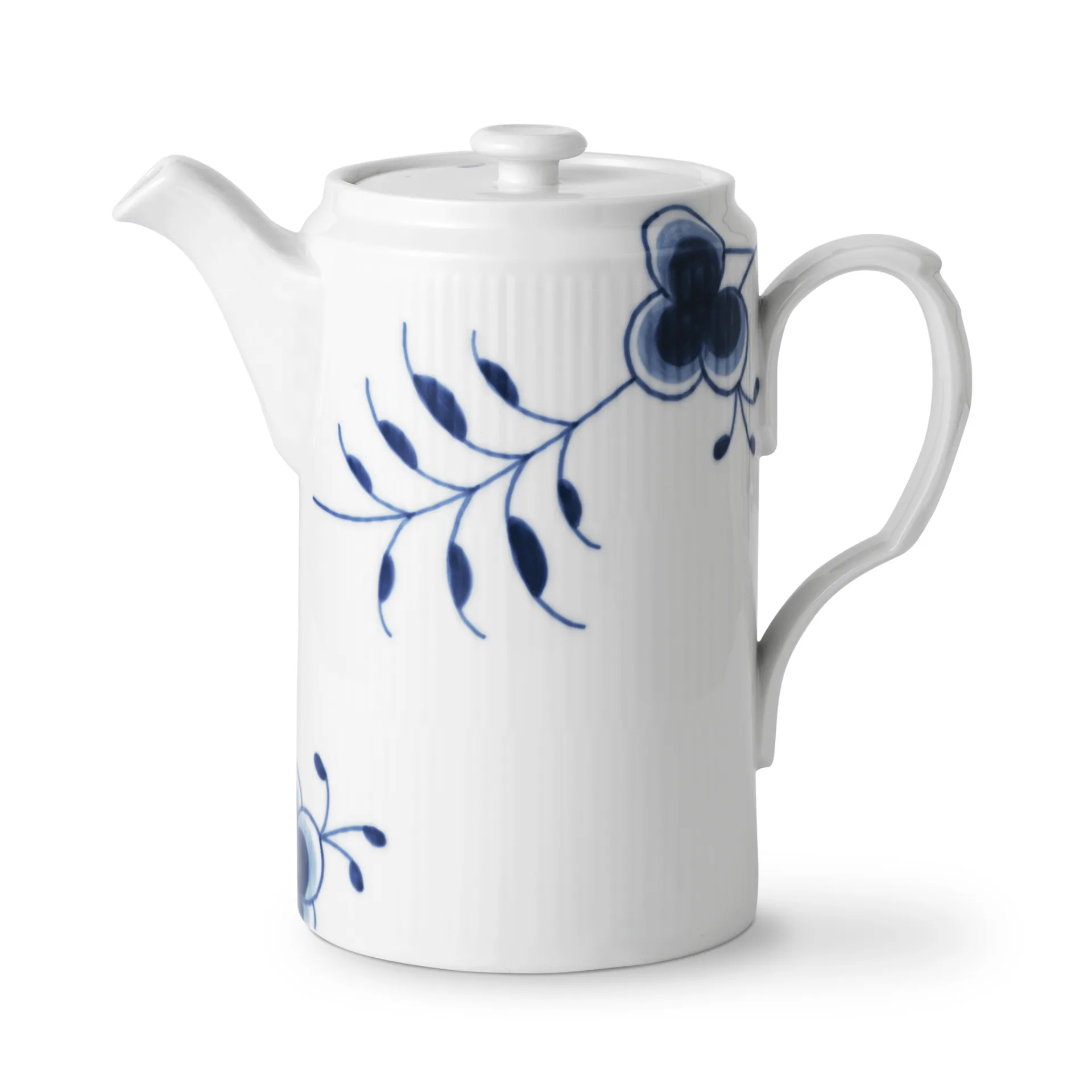 Blue Fluted Mega kanna med lock, 1,1 L Royal Copenhagen