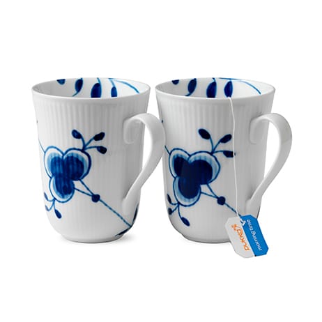 Blue Fluted Mega mugg 2-pack - 33 cl - Royal Copenhagen