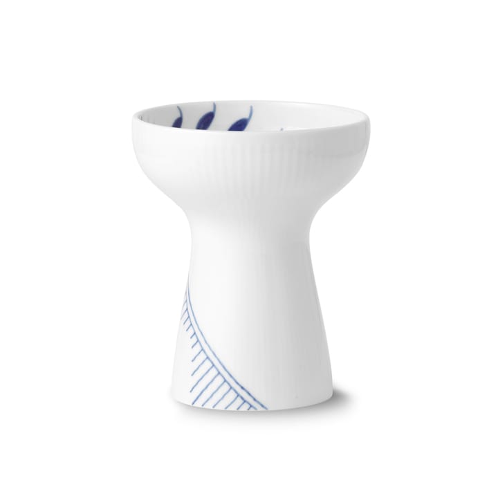 Blue Fluted Mega öppen vas, 15 cm Royal Copenhagen