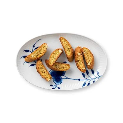 Blue Fluted Mega ovalt fat, Ø 23 cm Royal Copenhagen