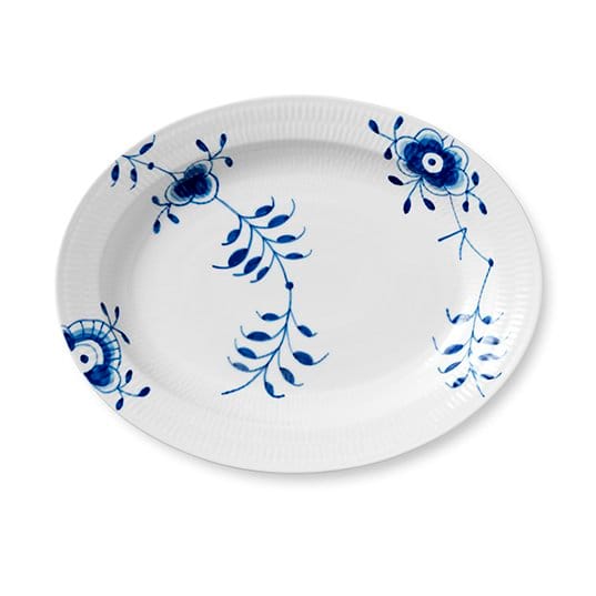 Blue Fluted Mega ovalt fat - Ø 36,5 cm - Royal Copenhagen