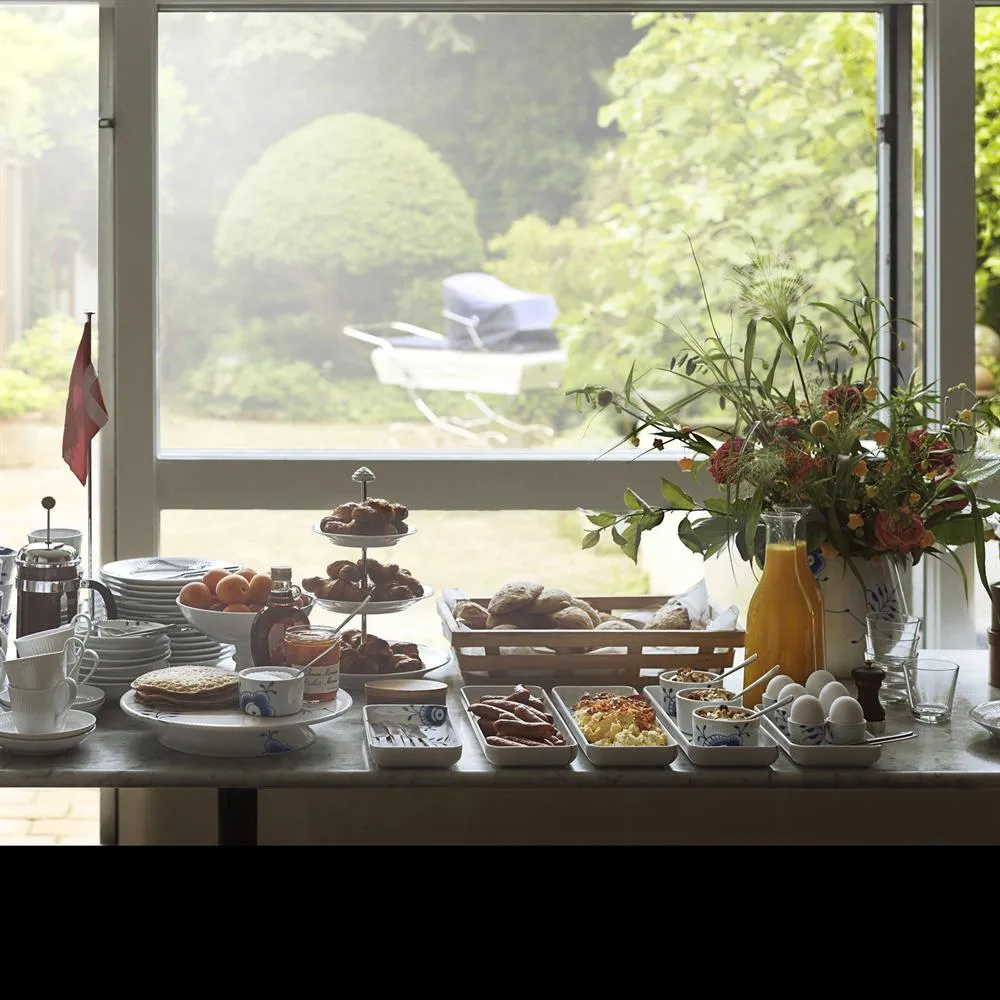 Blue Fluted Mega rektangulärt fat, 36 cm Royal Copenhagen