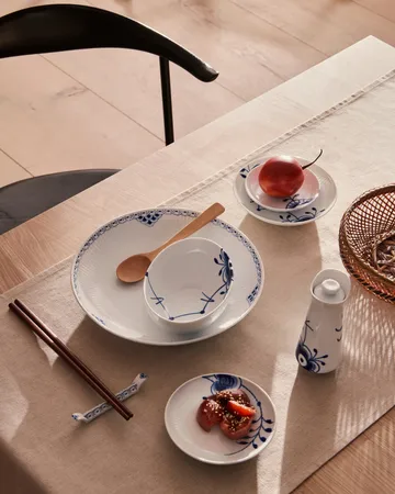 Blue Fluted Mega såskanna med lock 0,33 L - White-blue - Royal Copenhagen