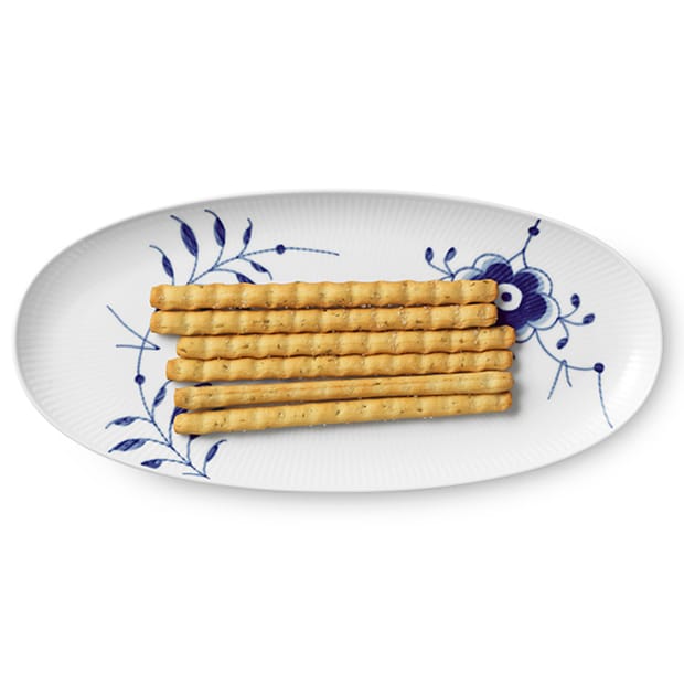 Blue Fluted Mega serveringsfat, 37 cm Royal Copenhagen
