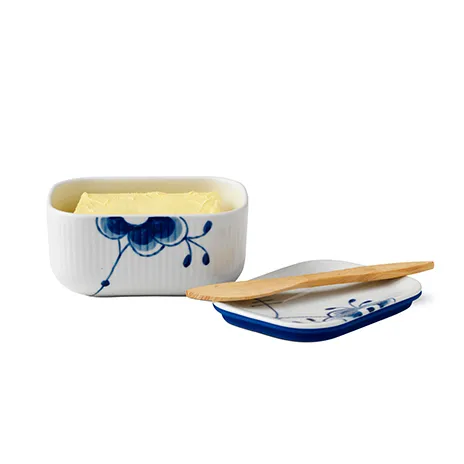Blue Fluted Mega smörask, 6,8 cm Royal Copenhagen
