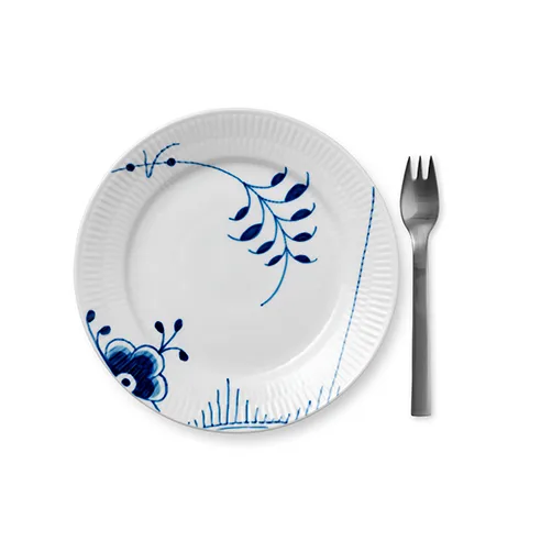 Blue Fluted Mega tallrik 2, Ø 19 cm Royal Copenhagen