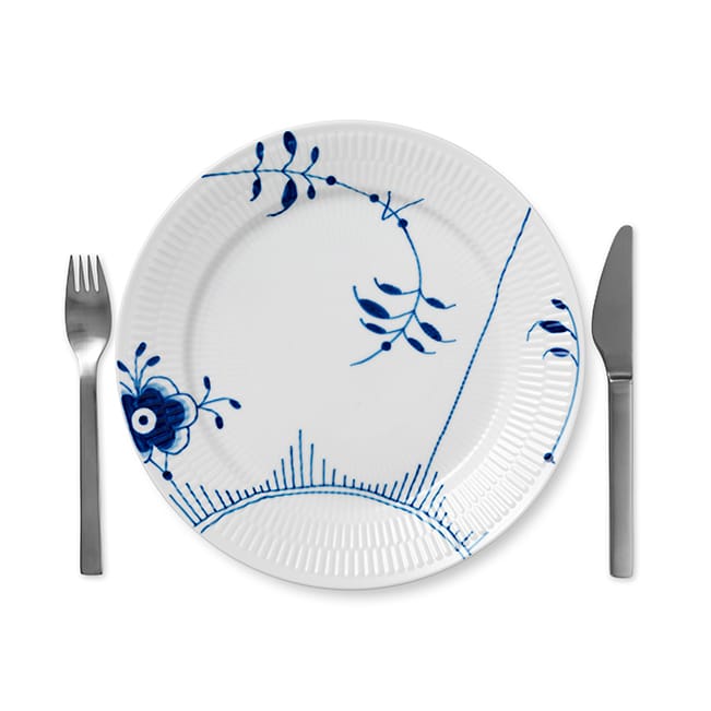 Blue Fluted Mega tallrik 2, Ø 27 cm Royal Copenhagen