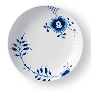 Blue Fluted Mega tallrik djup - 25 cm - Royal Copenhagen