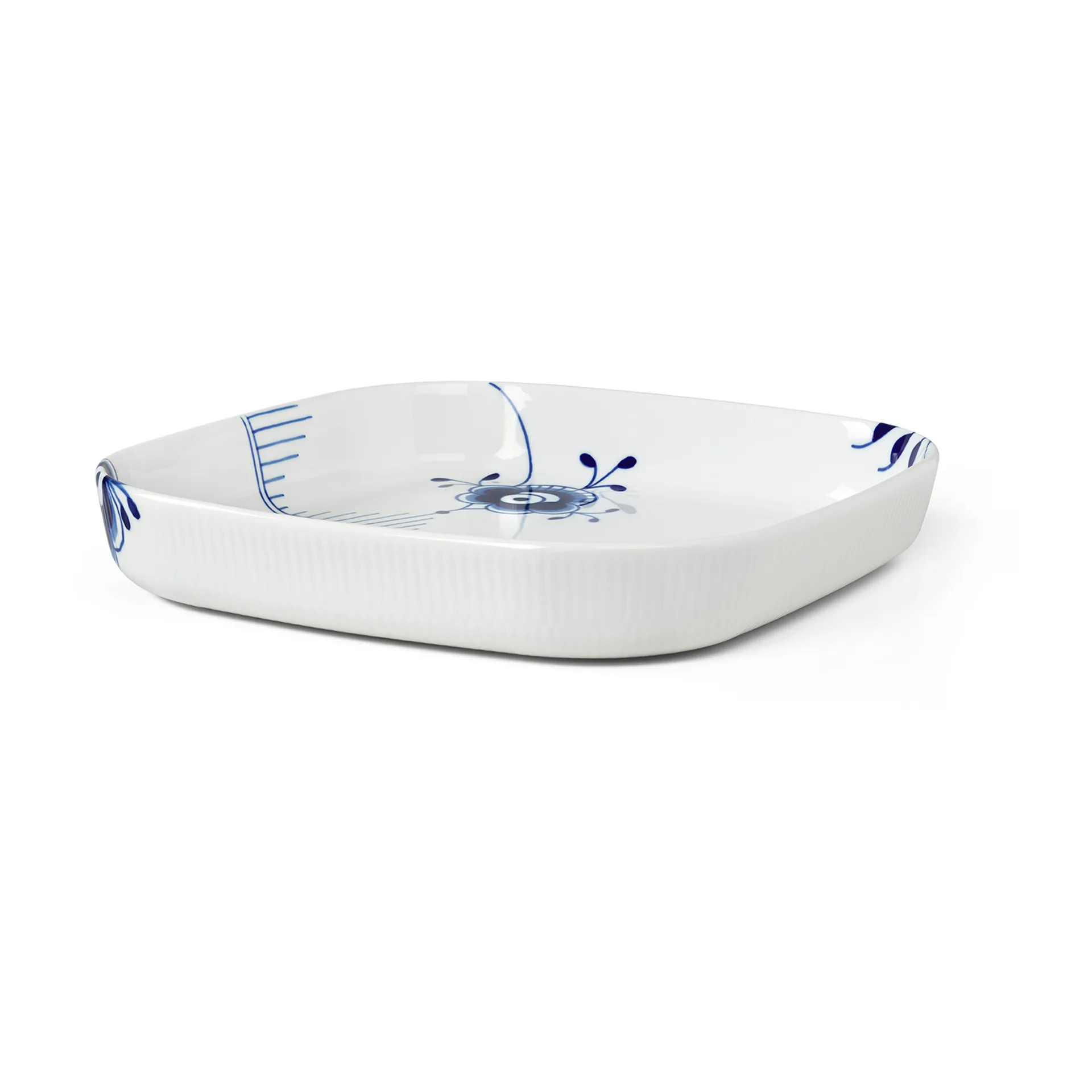 Blue Fluted Mega ugnsform fyrkantig, 30x30 cm Royal Copenhagen