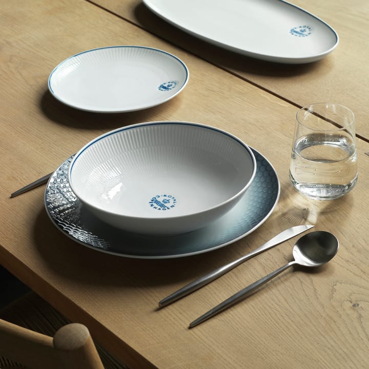 Blueline skål 110 cl - Vit-blå - Royal Copenhagen