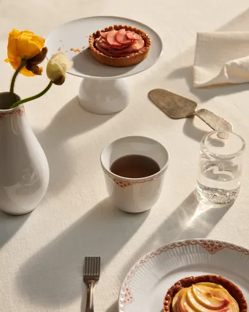 Coral Lace termomugg 26 cl - Korall-vit - Royal Copenhagen