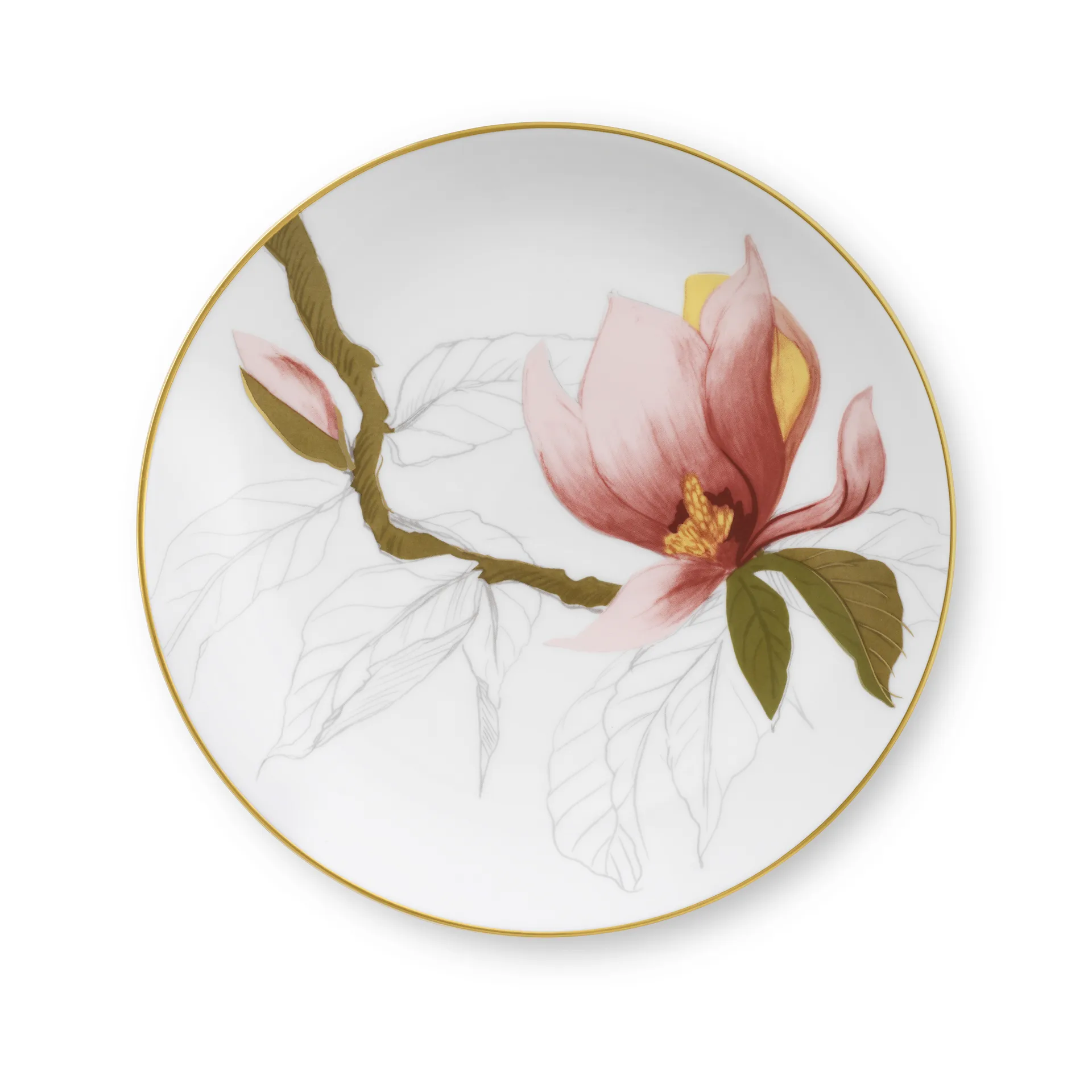 Flora tallrik Ø19 cm, Magnolia Royal Copenhagen