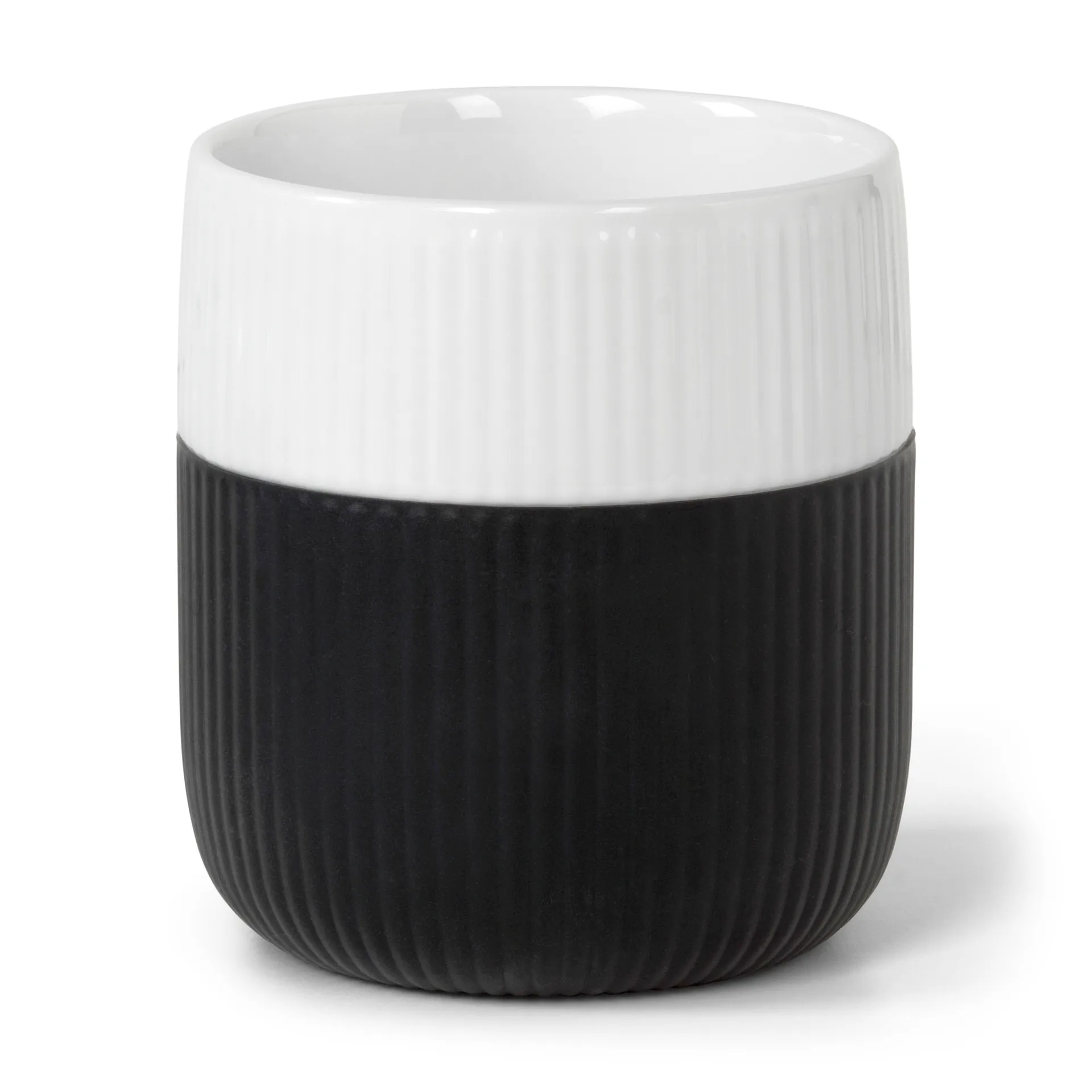 Fluted Contrast mugg, Jet Royal Copenhagen