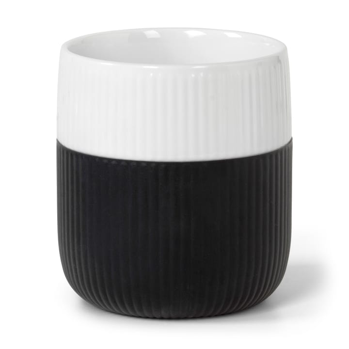 Fluted Contrast mugg - Jet - Royal Copenhagen