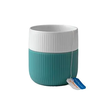 Fluted Contrast mugg - opal (blå) - Royal Copenhagen