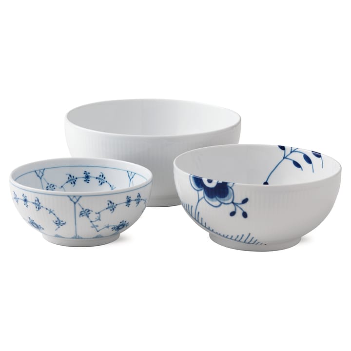 History Mix skålar 3-pack, Set 2 (110 cl-180 cl-310 cl) Royal Copenhagen