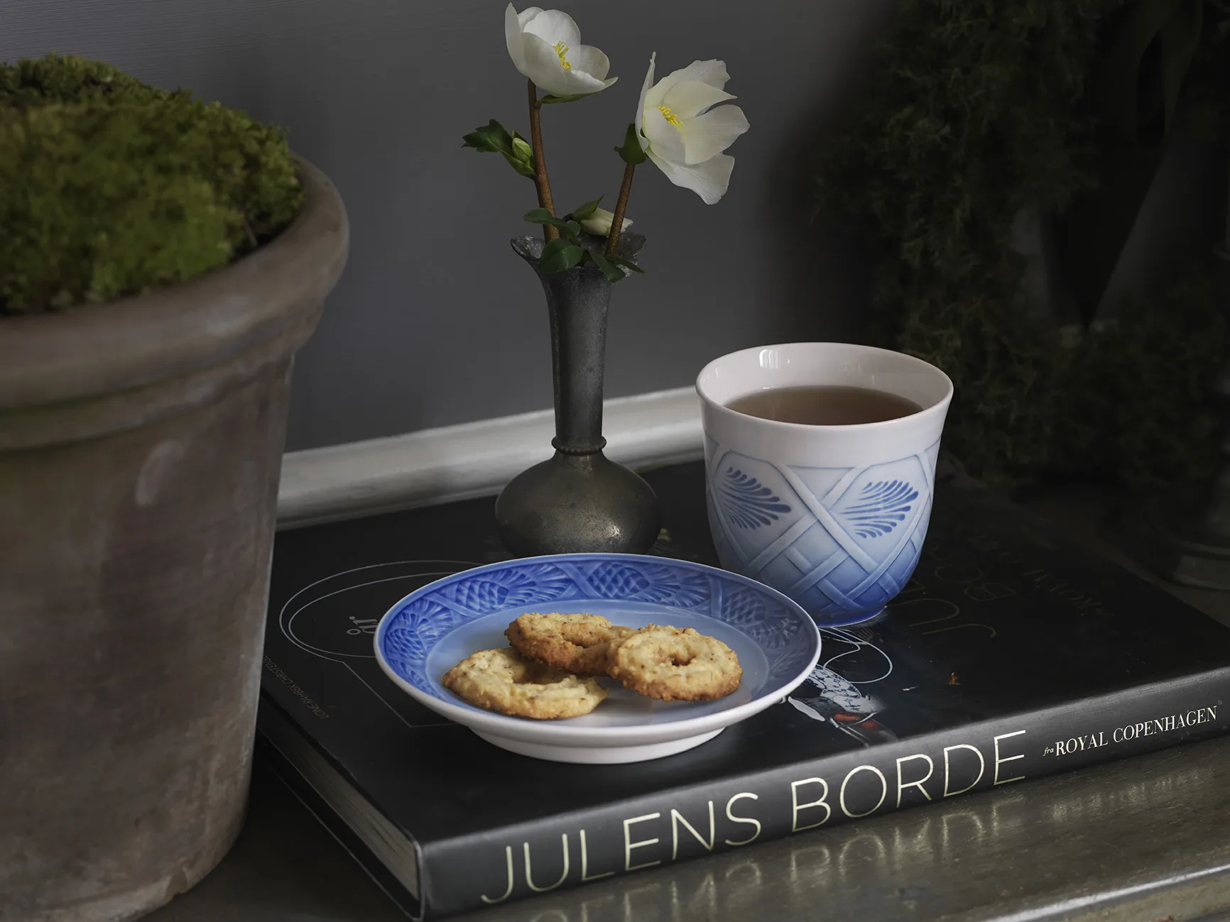 Mugg och tallrik 2022, vit Royal Copenhagen