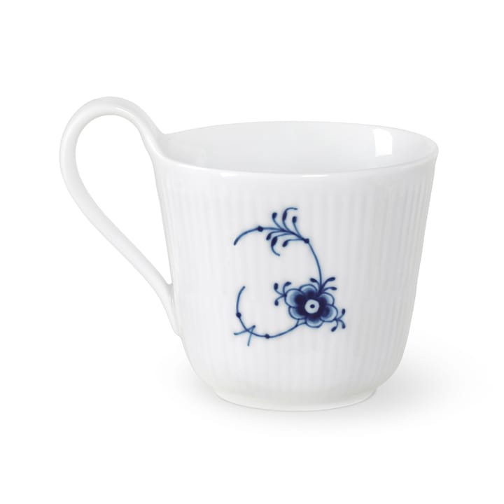 Musselmalet räfflat Alphabet mugg 33 cl, O Royal Copenhagen