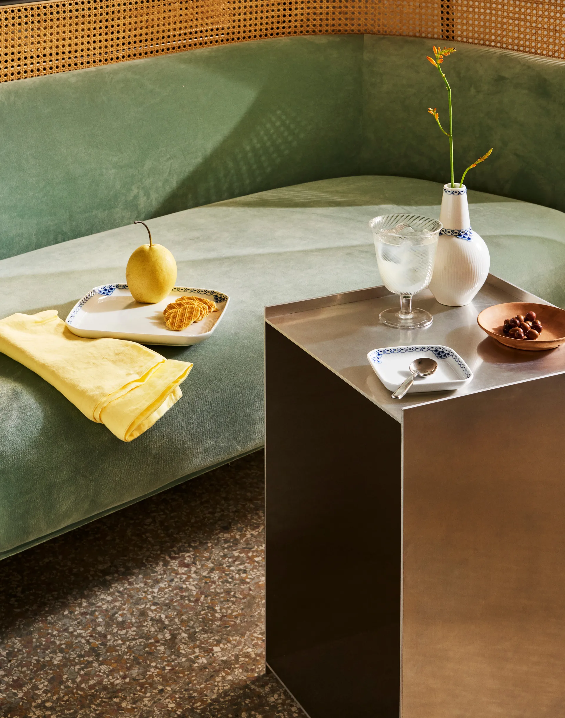 Princess fyrkantig tallrik, Ø21 cm Royal Copenhagen