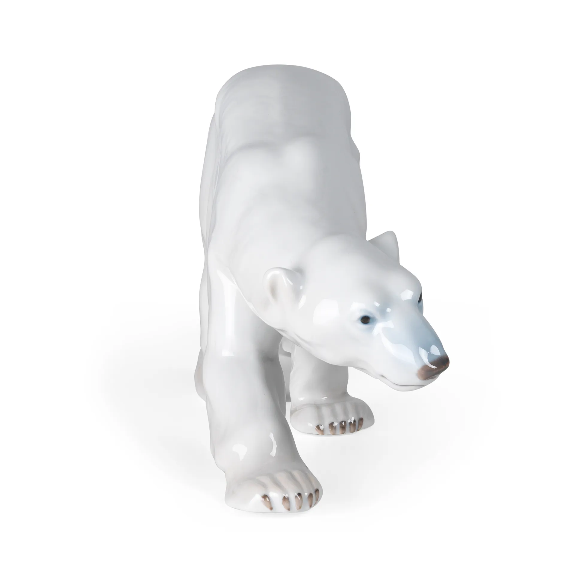 Royal Copenhagen dekoration gående isbjörn, 14 cm Royal Copenhagen