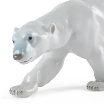 Royal Copenhagen dekoration gående isbjörn - 14 cm - Royal Copenhagen