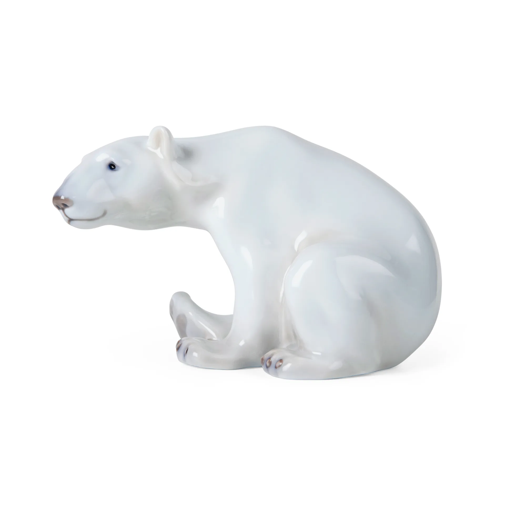 Royal Copenhagen dekoration sittande isbjörn, 12 cm Royal Copenhagen