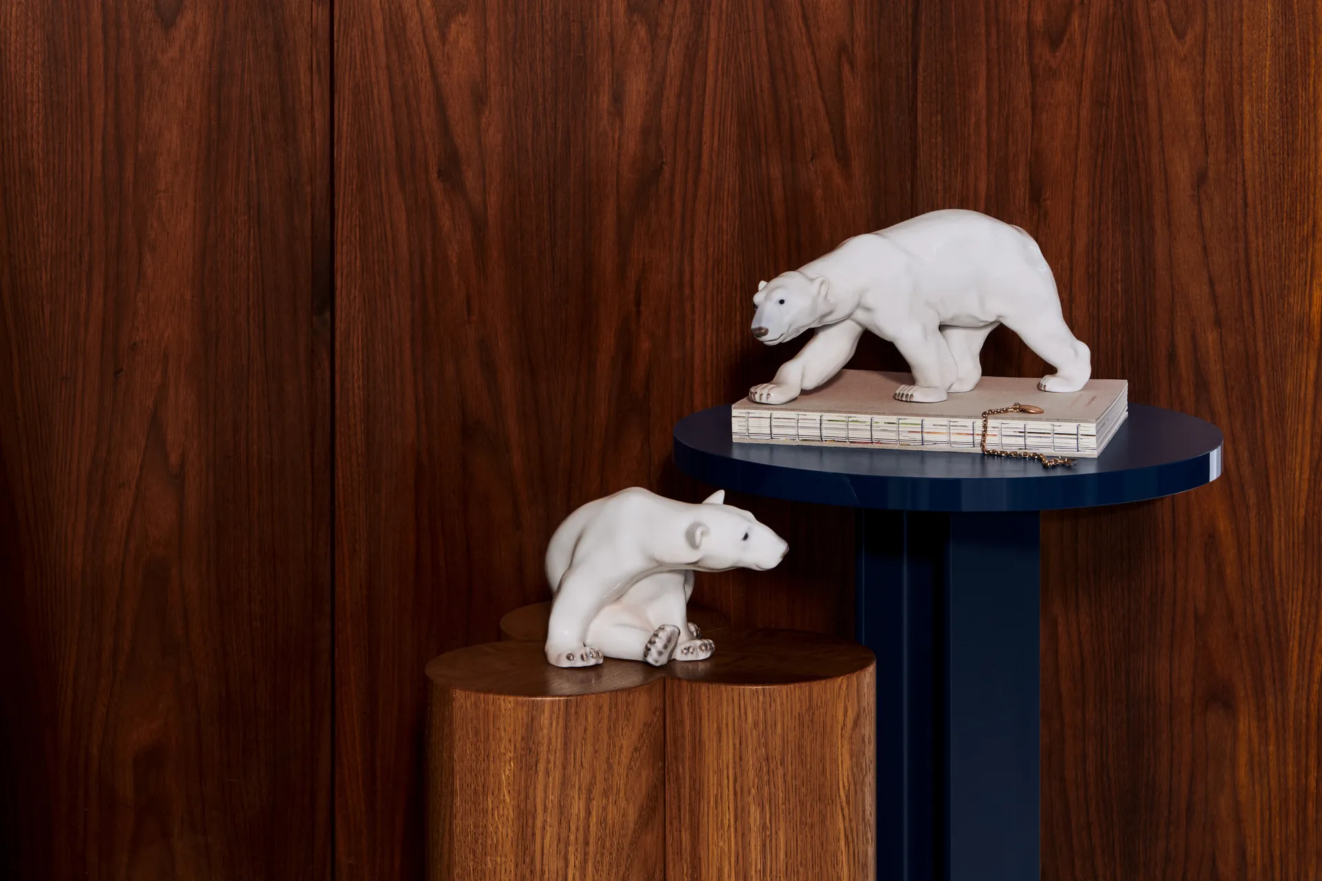 Royal Copenhagen dekoration sittande isbjörn, 12 cm Royal Copenhagen