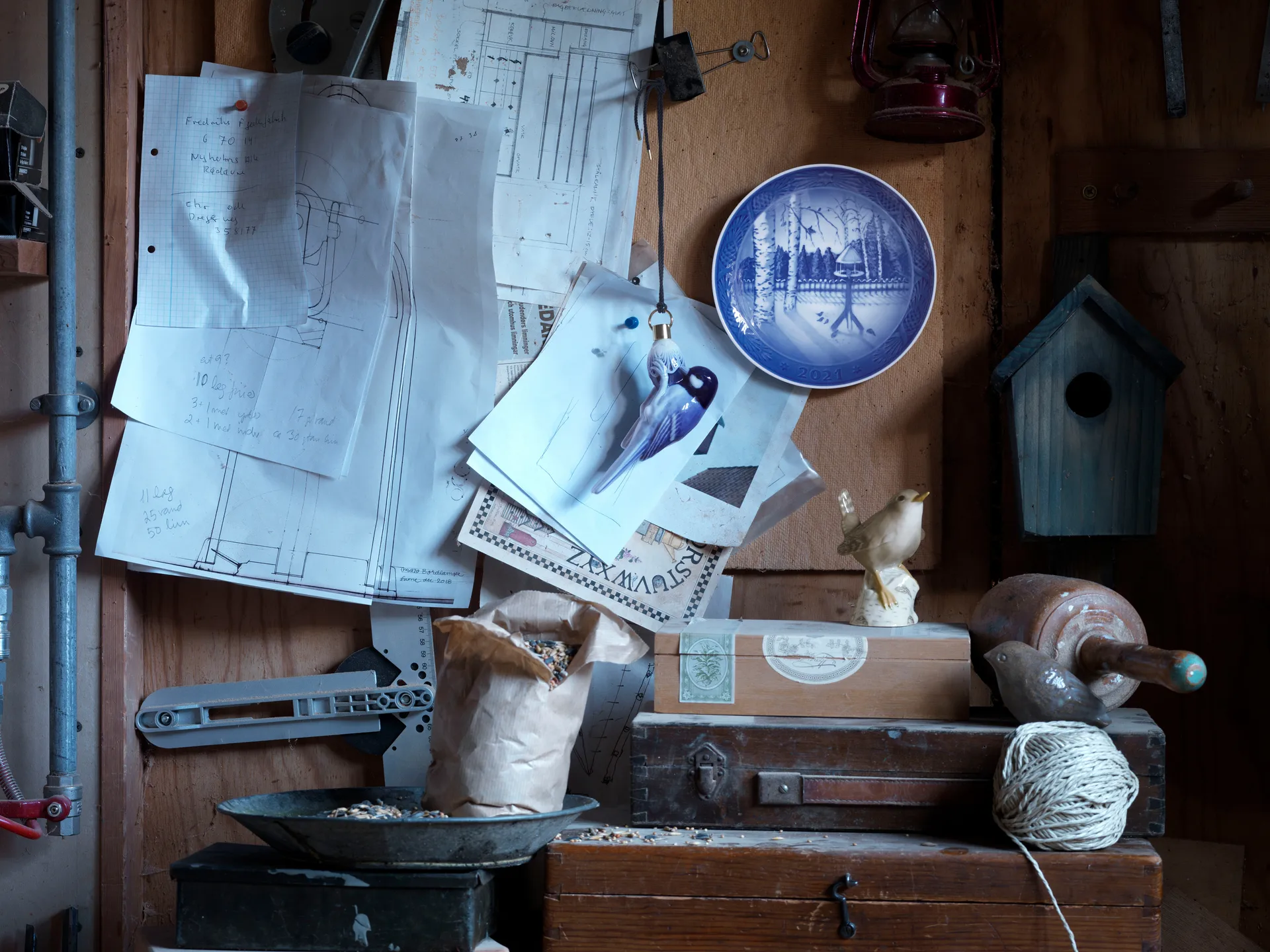 Royal Copenhagen jultallrik 2021, Blå Royal Copenhagen