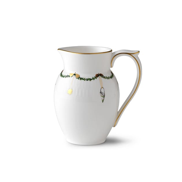 Star Fluted Christmas mjölkkanna, 39 cl Royal Copenhagen