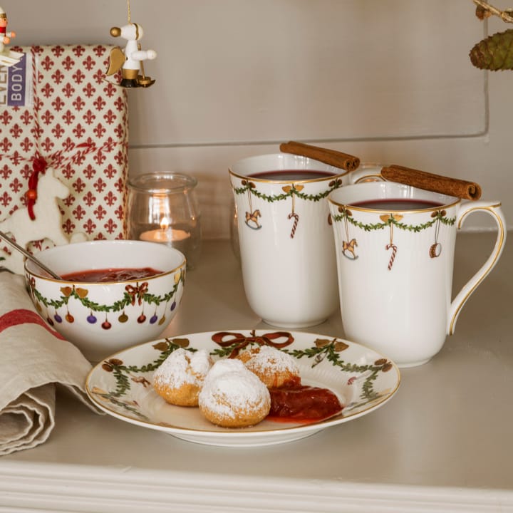 Star Fluted Christmas mugg 2-pack, 33 cl Royal Copenhagen