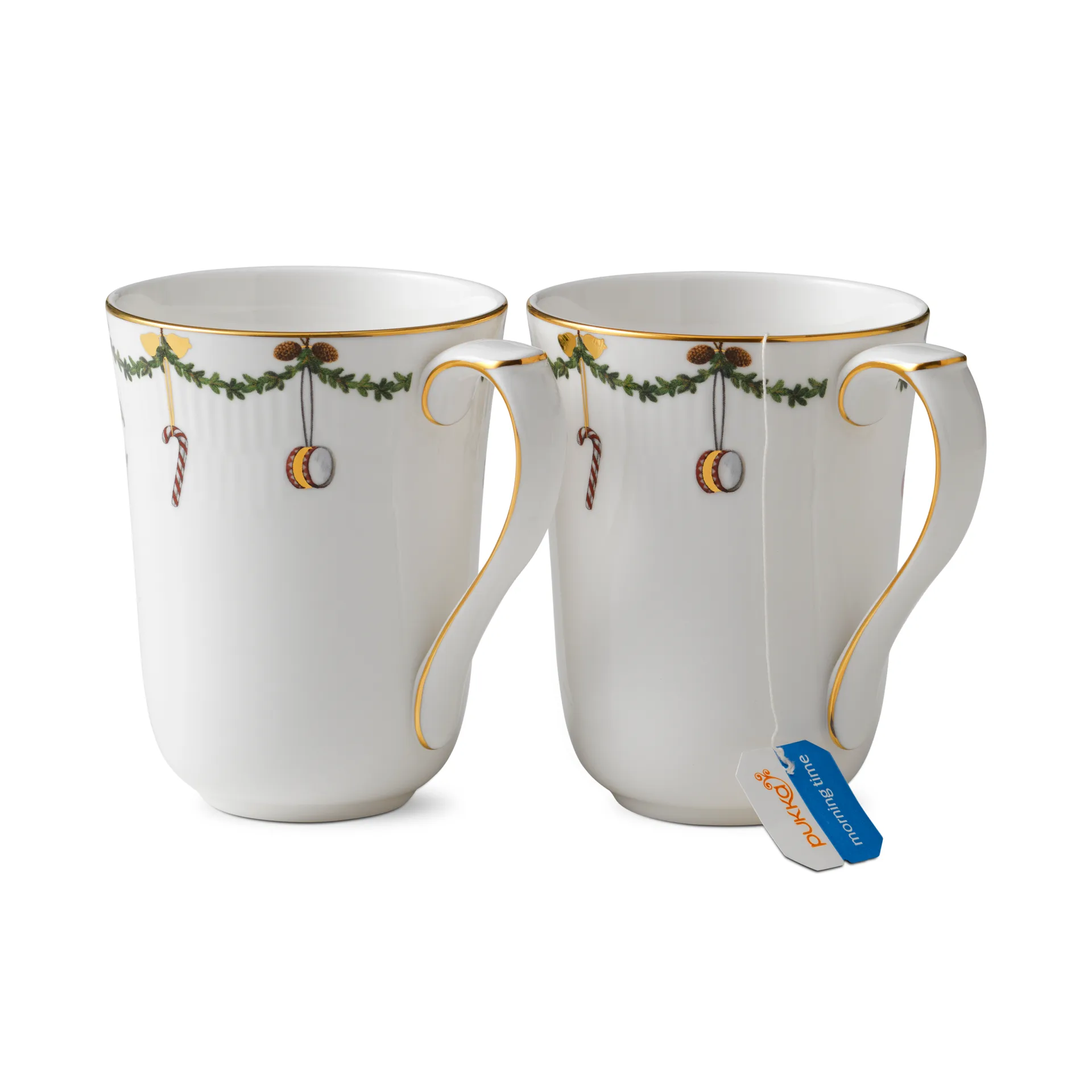 Star Fluted Christmas mugg 2-pack, 33 cl Royal Copenhagen