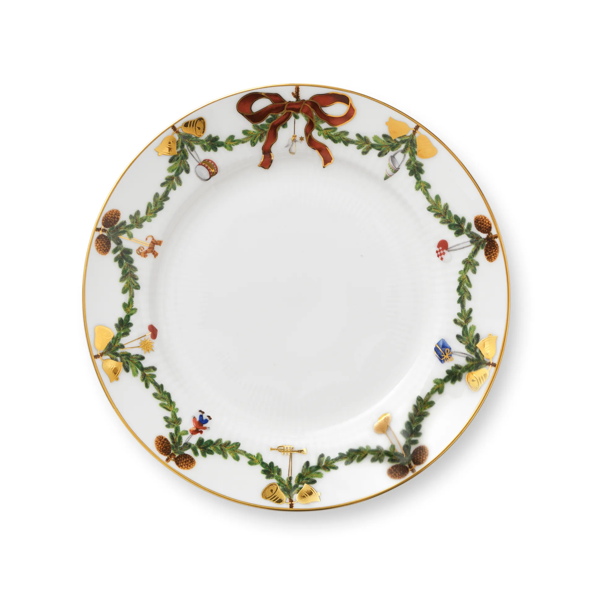 Star Fluted Christmas tallrik, Ø 19 cm Royal Copenhagen