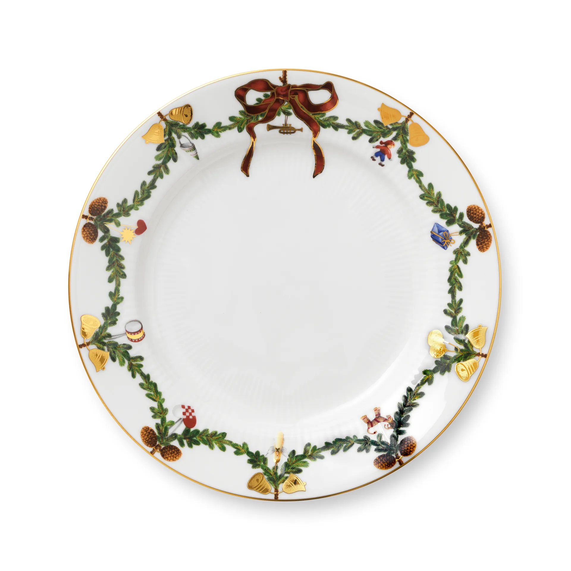 Star Fluted Christmas tallrik, Ø 22 cm Royal Copenhagen
