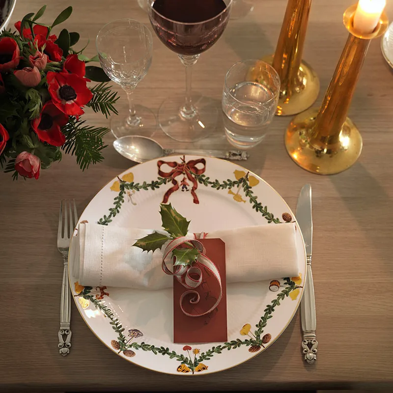 Star Fluted Christmas tallrik, Ø 27 cm Royal Copenhagen