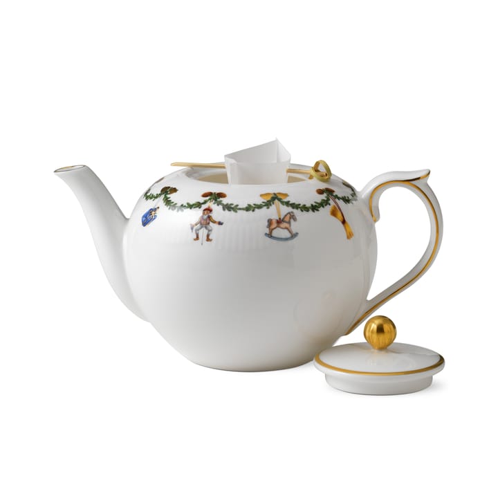 Star Fluted Christmas tekanna, 140 cl Royal Copenhagen
