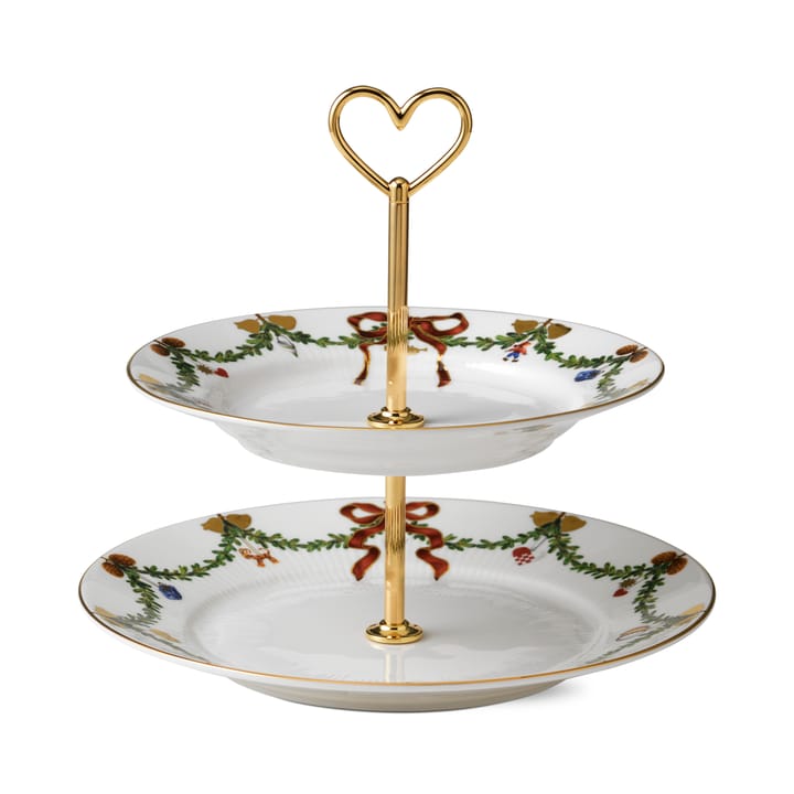 Star Fluted Christmas våningsfat, 23 cm Royal Copenhagen