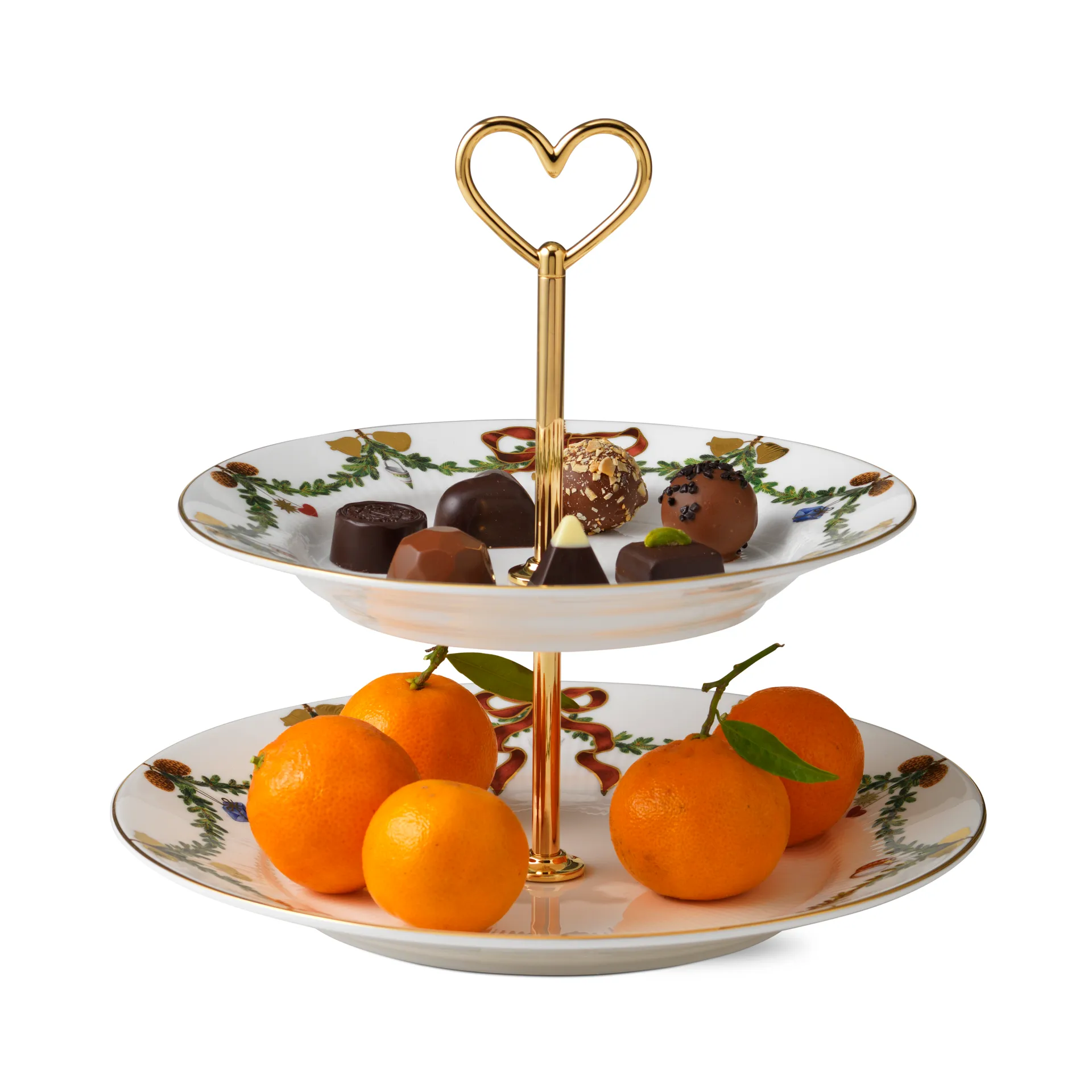 Star Fluted Christmas våningsfat, 23 cm Royal Copenhagen