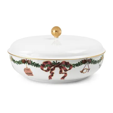 Star Fluted skål med lock - Ø21 cm - Royal Copenhagen