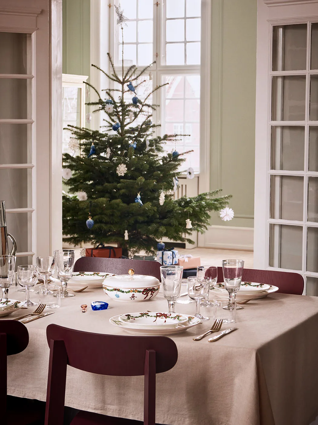 Star Fluted skål med lock, Ø21 cm Royal Copenhagen