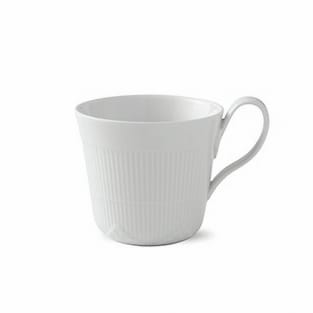 White Elements kopp med högt handtag, 35 cl Royal Copenhagen