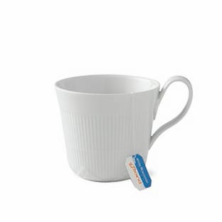 White Elements kopp med högt handtag - 35 cl - Royal Copenhagen