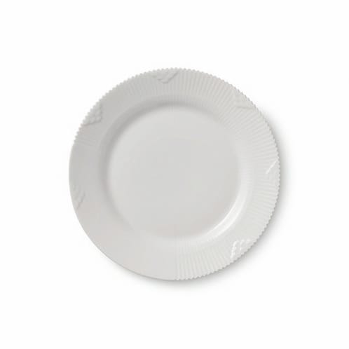 White Elements tallrik - Ø 19 cm - Royal Copenhagen