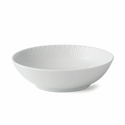 White Fluted Half Lace skål, 1,1 l Royal Copenhagen