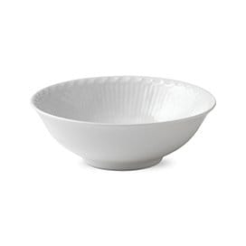 White Fluted Half Lace skål, 35 cl Royal Copenhagen