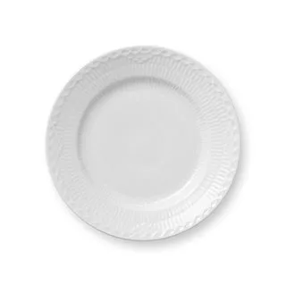 White Fluted Half Lace tallrik, Ø 17 cm Royal Copenhagen