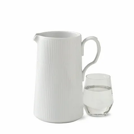 White Fluted kanna med handtag, 1,6 l Royal Copenhagen