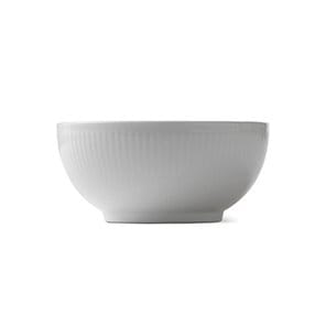 White Fluted skål, Ø 13 cm Royal Copenhagen
