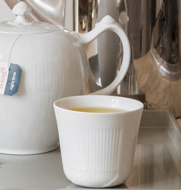 White Fluted tekanna, 100 cl Royal Copenhagen